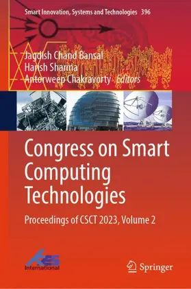 Bansal / Chakravorty / Sharma |  Congress on Smart Computing Technologies | Buch |  Sack Fachmedien