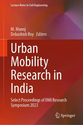 Roy / Manoj |  Urban Mobility Research in India | Buch |  Sack Fachmedien