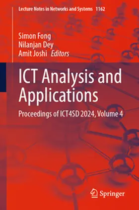 Fong / Dey / Joshi |  ICT Analysis and Applications | eBook | Sack Fachmedien