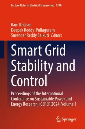 Krishan / Salkuti / Pullaguram |  Smart Grid Stability and Control | Buch |  Sack Fachmedien