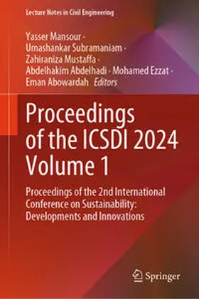 Mansour / Subramaniam / Mustaffa | Proceedings of the ICSDI 2024 Volume 1 | E-Book | sack.de