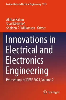 Kalam / Mekhilef / Williamson |  Innovations in Electrical and Electronics Engineering | Buch |  Sack Fachmedien