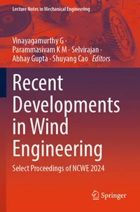 G / K M / Selvirajan |  Recent Developments in Wind Engineering | Buch |  Sack Fachmedien