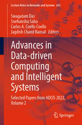 Das / Saha / Coello Coello | Advances in Data-driven Computing and Intelligent Systems | E-Book | sack.de