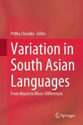 Chandra |  Variation in South Asian Languages | eBook | Sack Fachmedien