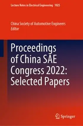  Proceedings of China SAE Congress 2022: Selected Papers | eBook | Sack Fachmedien