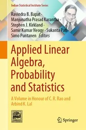 Bapat / Karantha / Kirkland |  Applied Linear Algebra, Probability and Statistics | eBook | Sack Fachmedien
