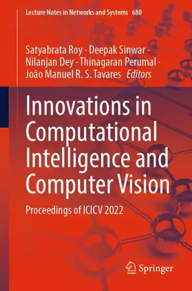 Roy / Sinwar / Tavares |  Innovations in Computational Intelligence and Computer Vision | Buch |  Sack Fachmedien