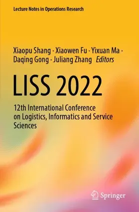 Shang / Fu / Zhang |  LISS 2022 | Buch |  Sack Fachmedien