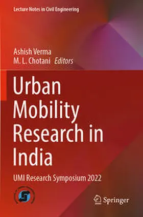 Chotani / Verma |  Urban Mobility Research in India | Buch |  Sack Fachmedien