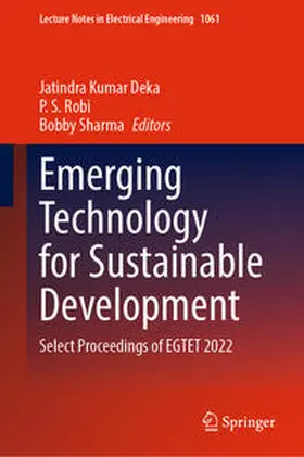 Deka / Robi / Sharma |  Emerging Technology for Sustainable Development | eBook | Sack Fachmedien