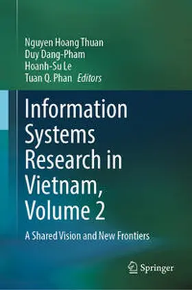 Thuan / Dang-Pham / Le |  Information Systems Research in Vietnam, Volume 2 | eBook | Sack Fachmedien