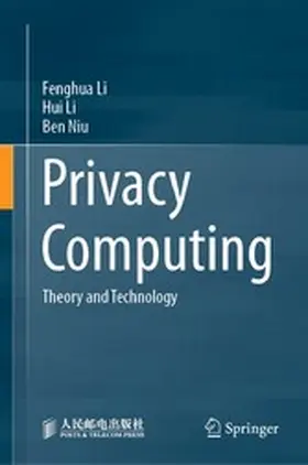 Li / Niu | Privacy Computing | E-Book | www2.sack.de