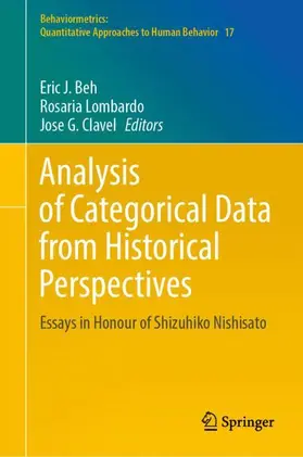 Beh / Clavel / Lombardo |  Analysis of Categorical Data from Historical Perspectives | Buch |  Sack Fachmedien