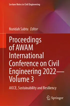 Sabtu | Proceedings of AWAM International Conference on Civil Engineering 2022 - Volume 3 | E-Book | sack.de