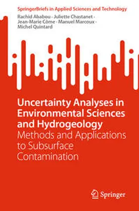 Ababou / Chastanet / Côme |  Uncertainty Analyses in Environmental Sciences and Hydrogeology | eBook | Sack Fachmedien