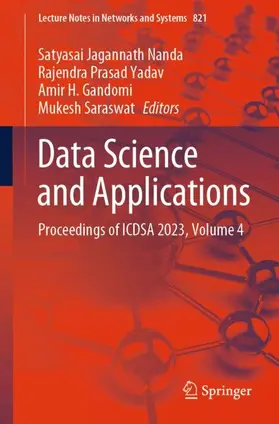 Nanda / Saraswat / Yadav |  Data Science and Applications | Buch |  Sack Fachmedien