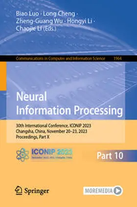 Luo / Cheng / Wu | Neural Information Processing | E-Book | sack.de