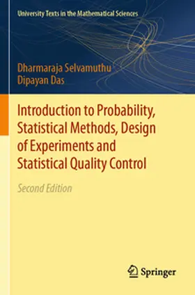 Das / Selvamuthu |  Introduction to Probability, Statistical Methods, Design of Experiments and Statistical Quality Control | Buch |  Sack Fachmedien