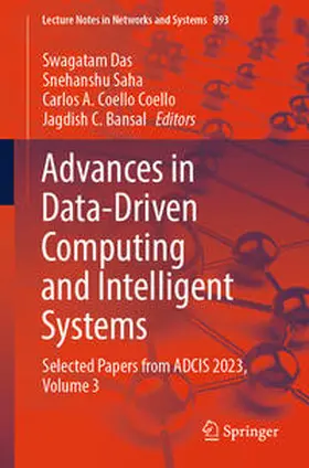 Das / Saha / Coello Coello | Advances in Data-Driven Computing and Intelligent Systems | E-Book | sack.de