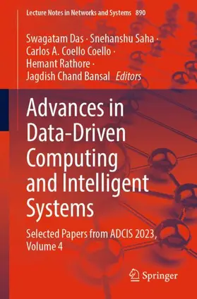 Das / Saha / Bansal |  Advances in Data-Driven Computing and Intelligent Systems | Buch |  Sack Fachmedien