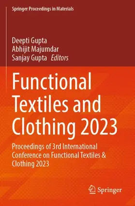Gupta / Majumdar |  Functional Textiles and Clothing 2023 | Buch |  Sack Fachmedien