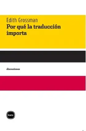 Grossman |  Por qué la traducción importa | eBook | Sack Fachmedien