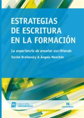 Menchón / Brailovsky |  Estrategias de escritura en la formación | eBook | Sack Fachmedien