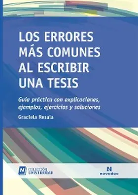 Resala |  Los errores más comunes al escribir una tesis | eBook | Sack Fachmedien