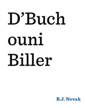 Novak |  D'Buch ouni Biller | Buch |  Sack Fachmedien