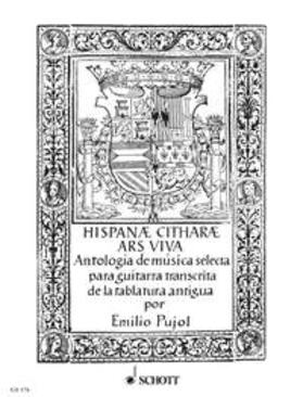 Pujol Vilarrubí |  Hispanae Citharae Ars Viva | Sonstiges |  Sack Fachmedien