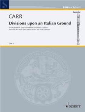 Linde |  Divisions upon an Italian Ground | Sonstiges |  Sack Fachmedien