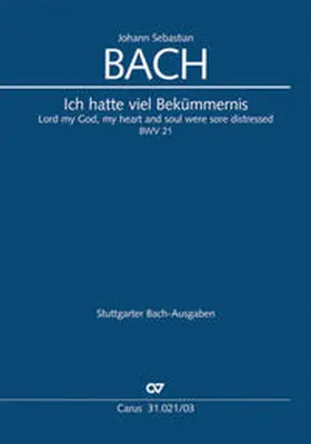 Bach / Hofmann |  Ich hatte viel Bekümmernis (1. Fassung) | Buch |  Sack Fachmedien