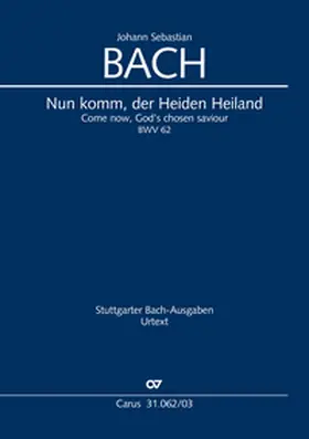 Bach / Kubik |  Nun komm, der Heiden Heiland (Klavierauszug) | Buch |  Sack Fachmedien