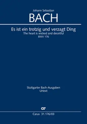 Bach / Horn / Wolf |  Es ist ein trotzig und verzagt Ding (Klavierauszug) | Buch |  Sack Fachmedien