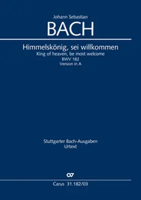 Bach / Kubik |  Himmelskönig, sei willkommen, Version in A (Klavierauszug) | Buch |  Sack Fachmedien