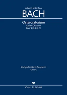 Bach / Leisinger |  Osteroratorium (Klavierauszug) | Buch |  Sack Fachmedien
