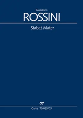 Rossini / Döge |  Stabat Mater | Buch |  Sack Fachmedien