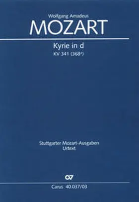 Mozart / Beyer |  Kyrie in d (Klavierauszug) | Buch |  Sack Fachmedien