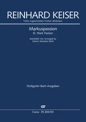 Keiser |  Markuspassion (Klavierauszug) | Buch |  Sack Fachmedien