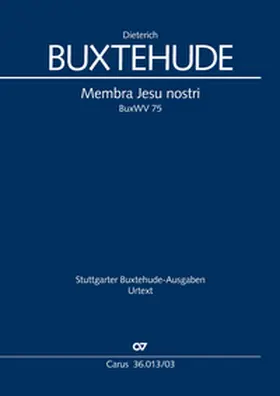 Buxtehude / Schlage |  Membra Jesu nostri | Buch |  Sack Fachmedien
