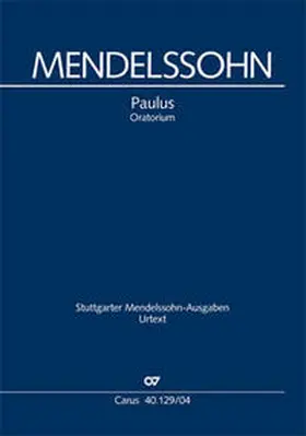 Mendelssohn Bartholdy / Todd |  Paulus | Buch |  Sack Fachmedien