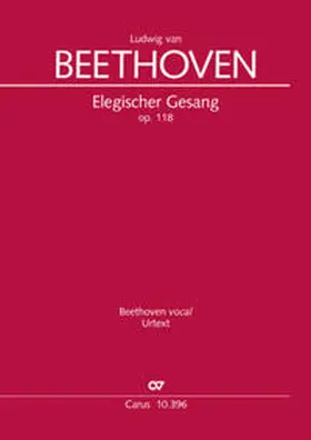 Beethoven / Wolf |  Elegischer Gesang (Partitur) | Buch |  Sack Fachmedien