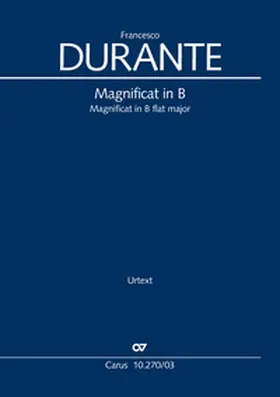 Durante / Hellmann |  Magnificat in B (Klavierauszug) | Buch |  Sack Fachmedien