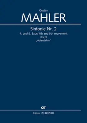 Mahler |  Symphonie Nr. 2 (Klavierauszug) | Buch |  Sack Fachmedien