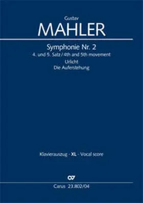 Mahler |  Symphonie Nr. 2 (Klavierauszug XL) | Buch |  Sack Fachmedien