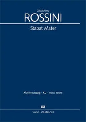 Rossini |  Stabat Mater (Klavierauszug XL) | Buch |  Sack Fachmedien