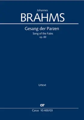 Brahms / Boss |  Gesang der Parzen (Klavierauszug) | Buch |  Sack Fachmedien