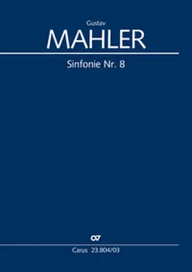 Mahler |  Sinfonie Nr. 8 (Klavierauszug) | Buch |  Sack Fachmedien