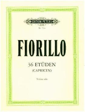 Fiorillo / Davisson |  36 Etüden (Capricen) für Violine solo | Buch |  Sack Fachmedien